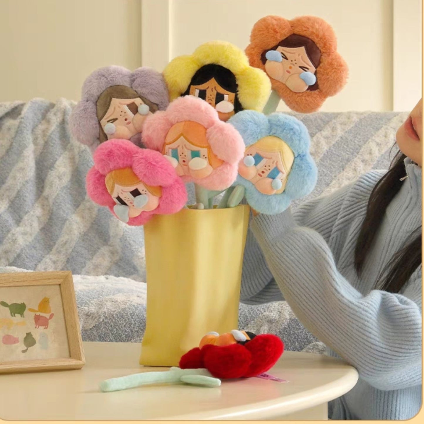 POPMART Crybaby  Sad Club Plush Flower Series Blind Box