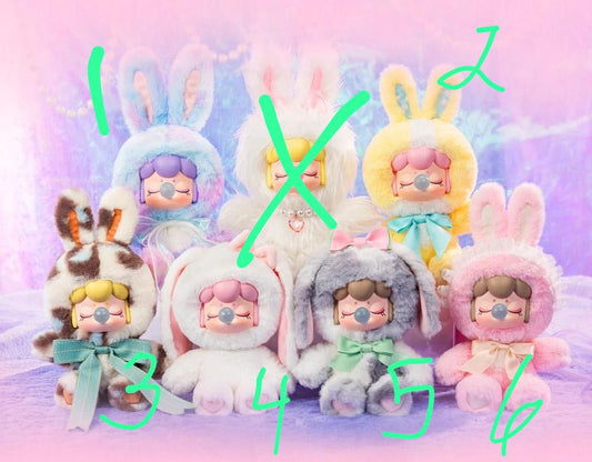 1st cp for nanci shinny bunny plush