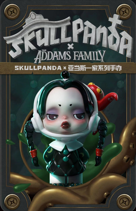Skull Panda×Addams Family Series figure