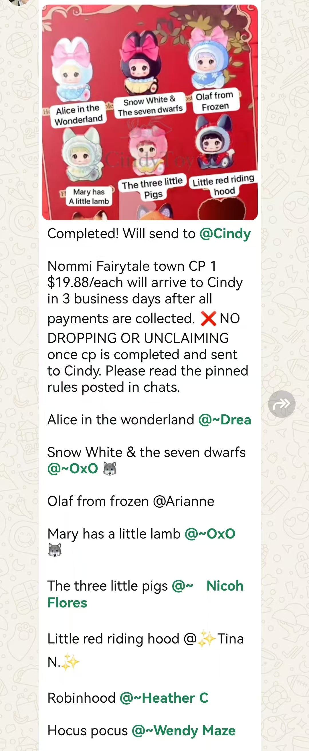 cp1 Nommi Fairytale town 10.28